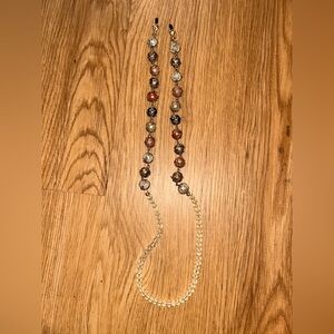 Elegant Handmade Multicolored Beaded Eyeglass or Sunglasses Holder Necklace